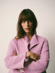 Panita wool rich coat - Pink | NRBY Clothing
