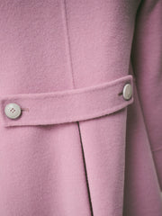 Panita wool rich coat - Pink | NRBY Clothing