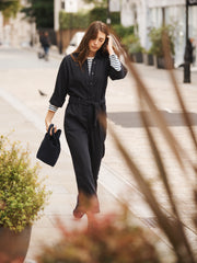 Polly tencel jumpsuit - Navy