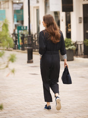 Polly tencel jumpsuit - Navy