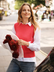 Posey cotton cashmere tank - Pink