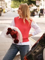 Posey cotton cashmere tank - Pink