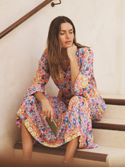 Priya ikat heart printed maxi dress | NRBY Clothing