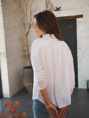 White Linen Shirt