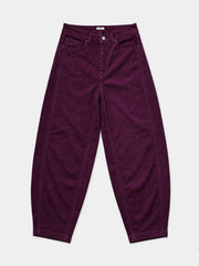 Rowan cotton barrel leg jean - Plum Noir | NRBY Clothing