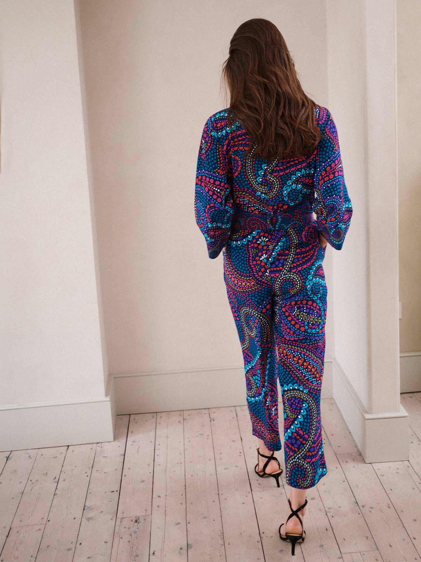 Pip silk star paisley jumpsuit