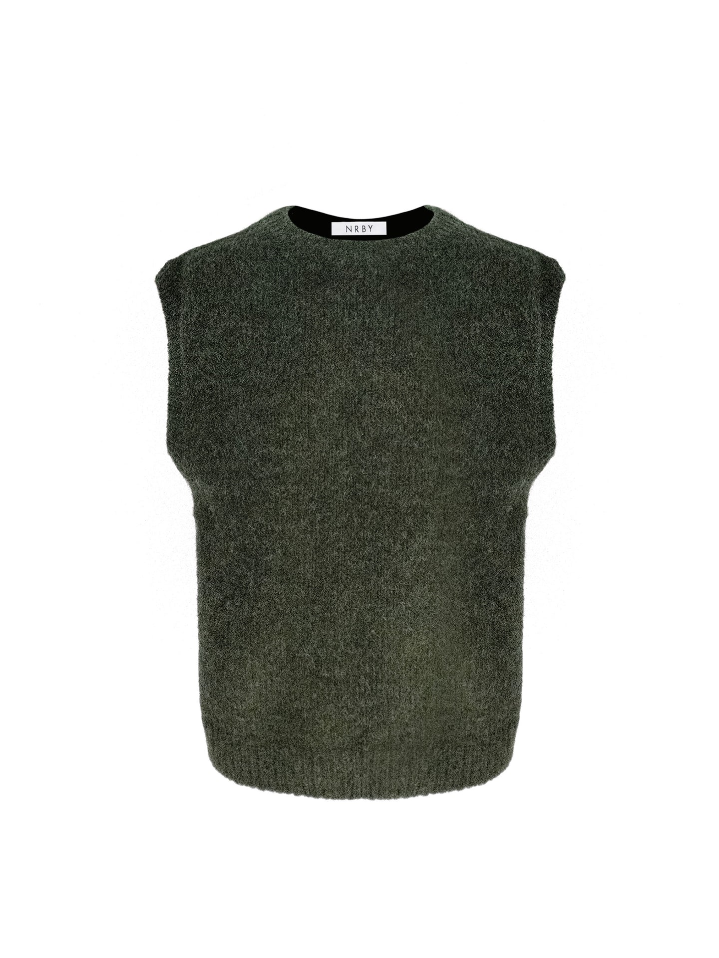 Rosie alpaca blend tank - Khaki