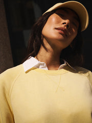 Sandi cotton sweatshirt - Buttermilk Yellow