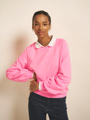 Sandi cotton sweatshirt - Neon Pink