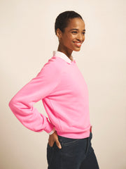 Sandi cotton sweatshirt - Neon Pink