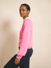 Sandi cotton sweatshirt - Neon Pink