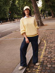 Sandi cotton sweatshirt - Buttermilk Yellow