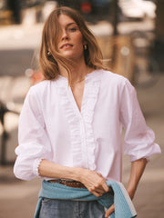 Sian cotton shirt - White | NRBY Clothing