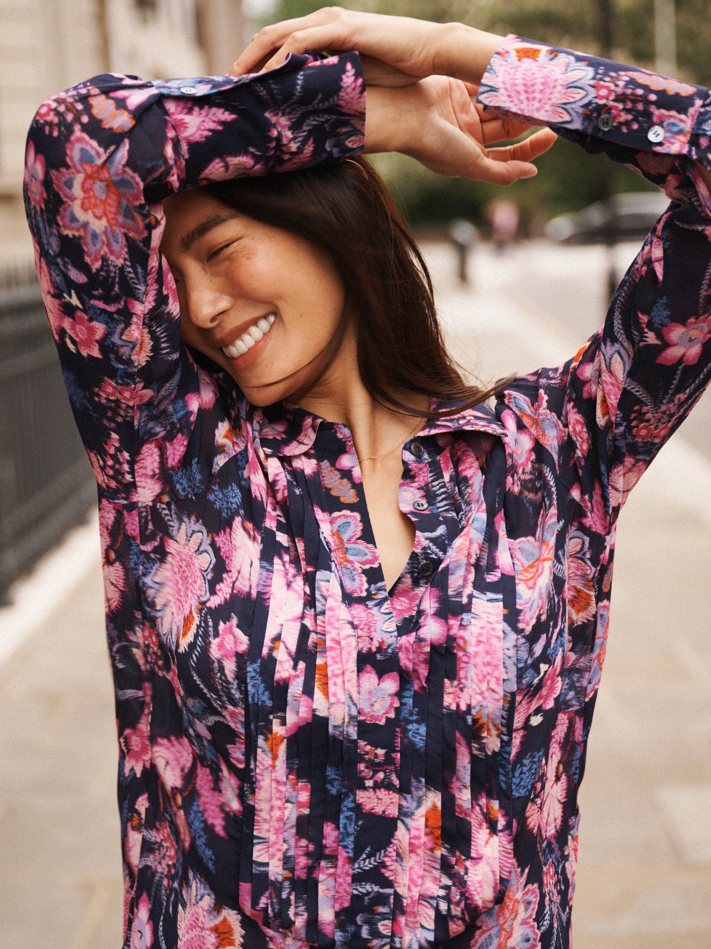 Sybil blurred block shirt