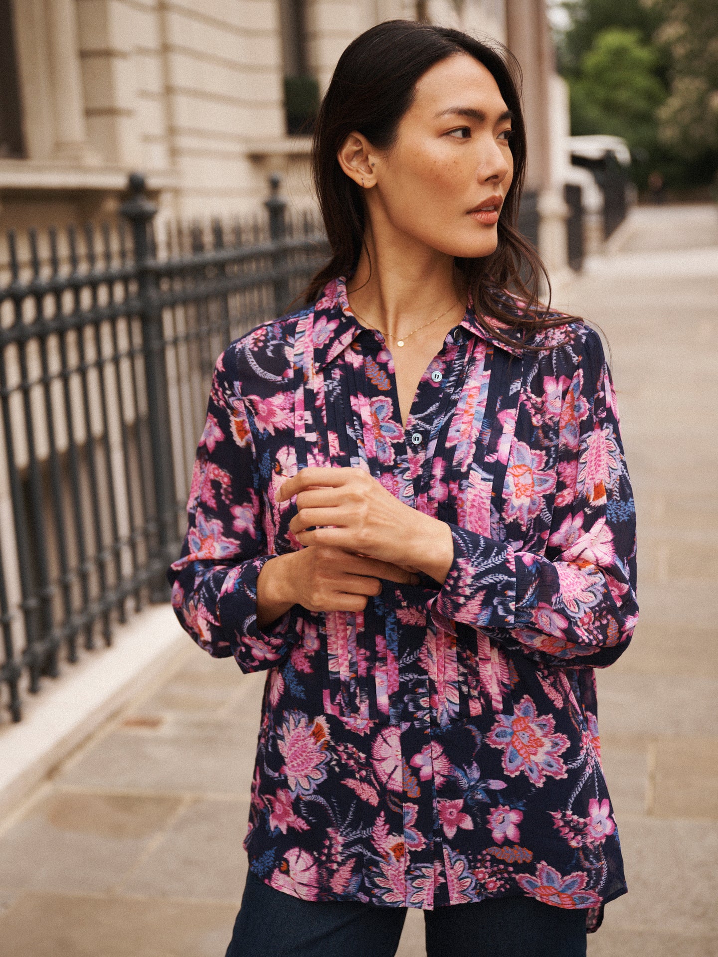 Sybil blurred block shirt