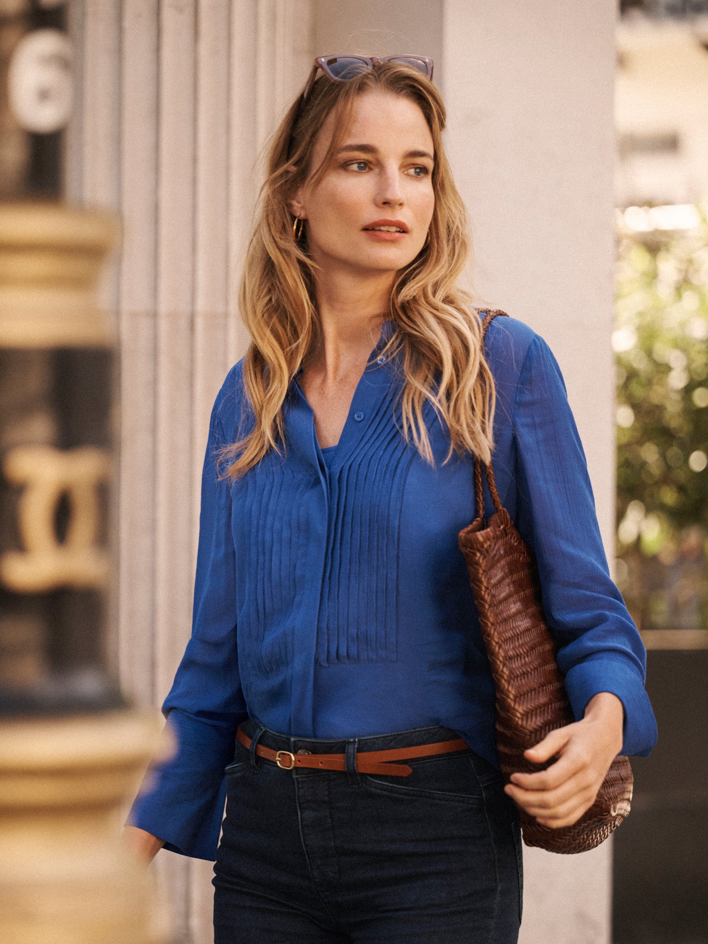Sybil Viscose shirt - Cobalt | Women's Essential Everyday Blue Shirt Sybil Viscose shirt - Cobalt | Women's Essential Everyday Blue Shirt