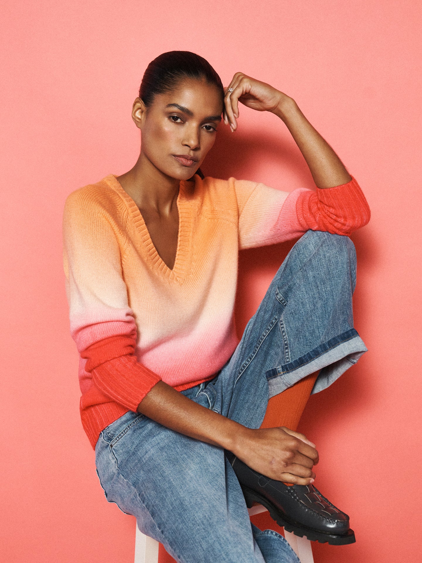 Sunset Ombre Merino Sweater