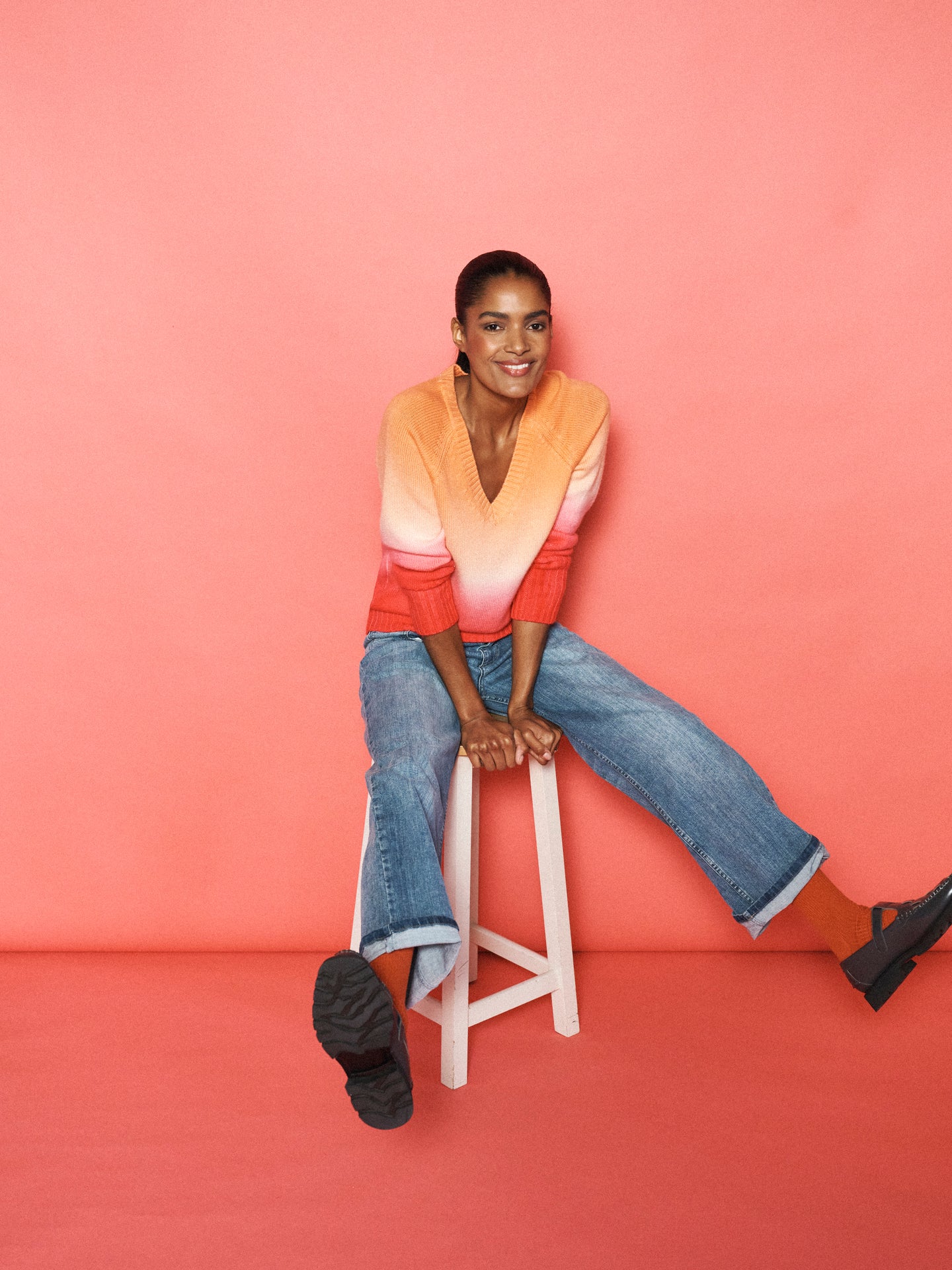 Sunset Ombre Merino Sweater
