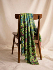 Garden path linen viscose scarf