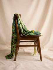 Garden path linen viscose scarf