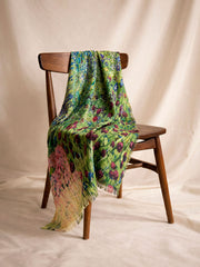 Garden path linen viscose scarf