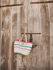 White Woven Bag