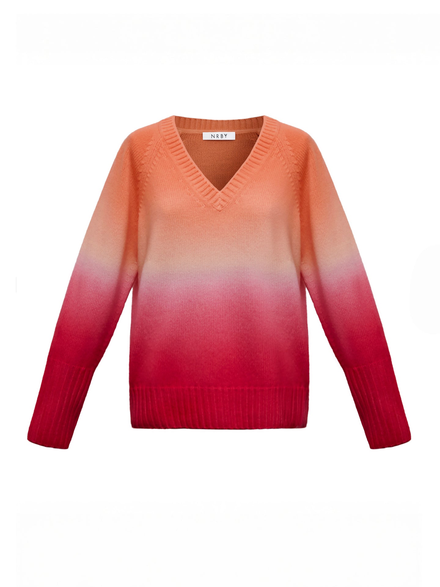 Sunset ombre merino sweater