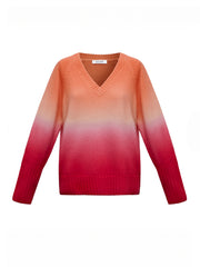 Sunset ombre merino sweater