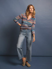 Tallulah cotton v-neck sweater