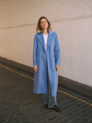 Tasha wool rich coat - Azure Blue | NRBY Clothing