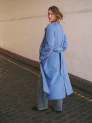 Tasha wool rich coat - Azure Blue | NRBY Clothing