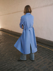 Tasha wool rich coat - Azure Blue | NRBY Clothing