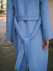 Tasha wool rich coat - Azure Blue | NRBY Clothing