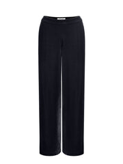 Thea silk blend velvet trouser - Carbon