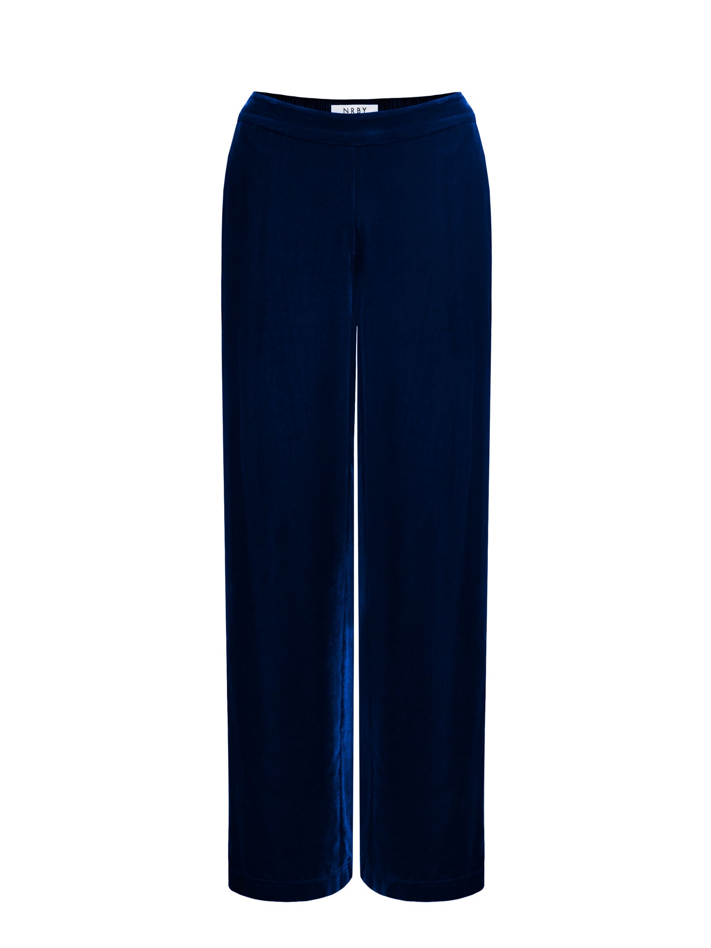 Thea silk blend velvet trouser - Midnight