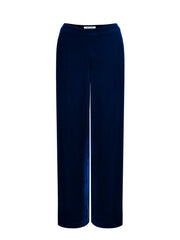 Thea silk blend velvet trouser - Midnight