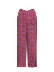 Thea silk pink batik trouser