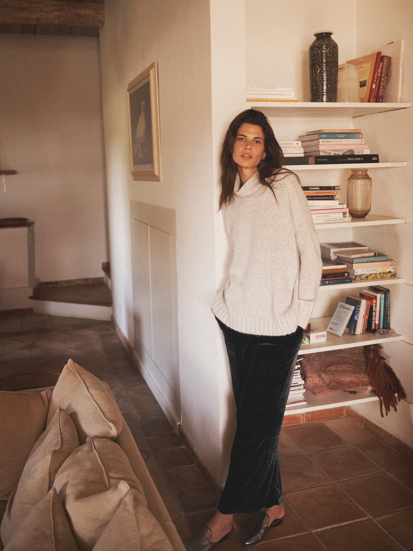 Jana alpaca blend sweater - Silver Grey
