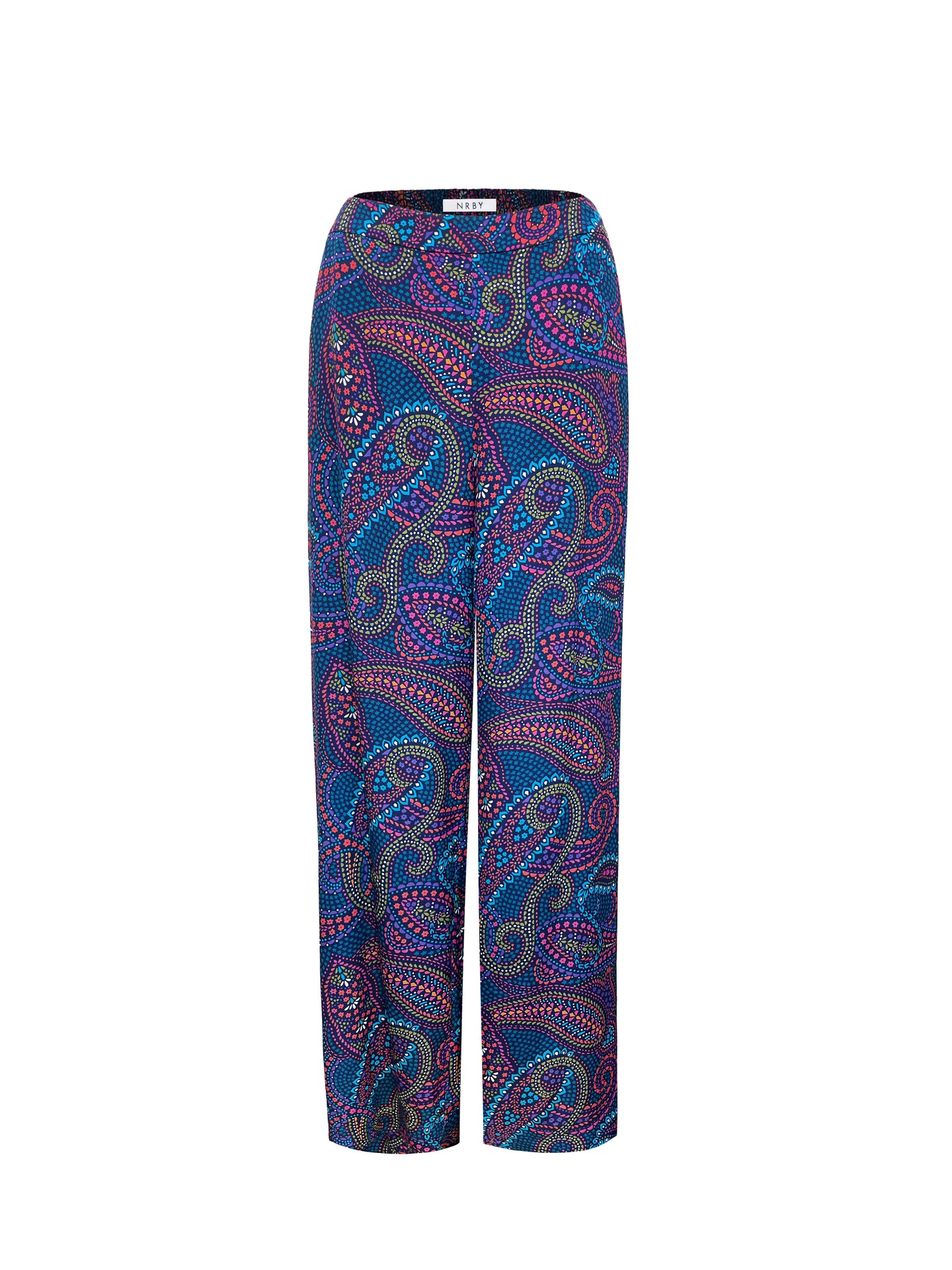 Thea silk star paisley trouser