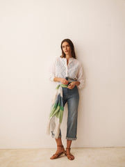 Casey denim crop jean - Light wash | NRBY Clothing