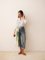 Casey denim crop jean - Light wash | NRBY Clothing