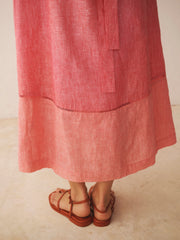 Tonia linen dress - Cherry Red | NRBY Clothing