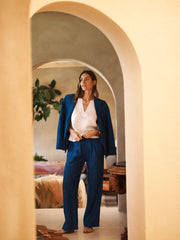 Toni linen top - White