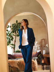 Toni linen top - White