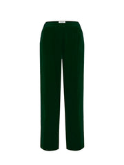 Thea velvet trouser - Forest