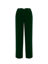 Thea velvet trouser - Forest