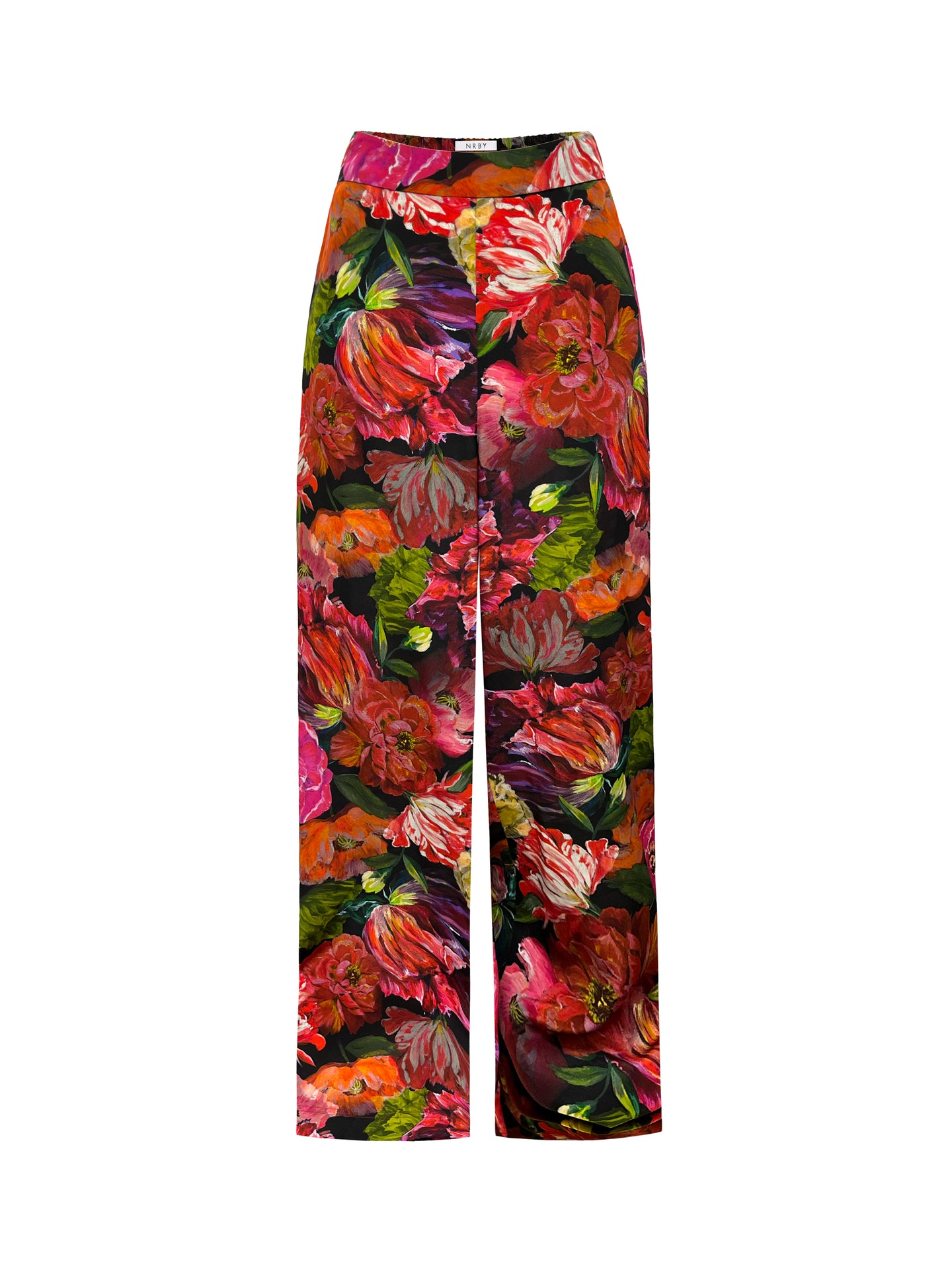 Thea silk painted floral trouser