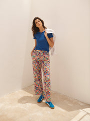 Thea silk kilim print trouser | NRBY Clothing