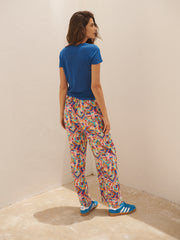 Thea silk kilim print trouser | NRBY Clothing