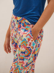 Thea silk kilim print trouser | NRBY Clothing